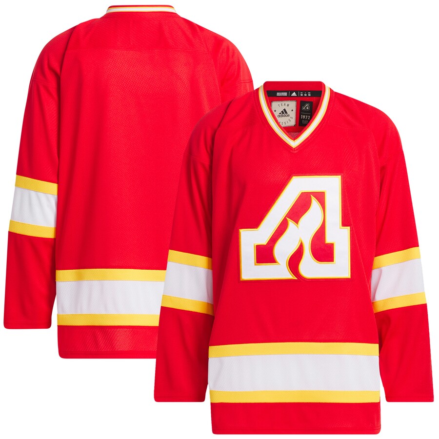Men's Atlanta Flames  adidas Red Team Classic Jersey