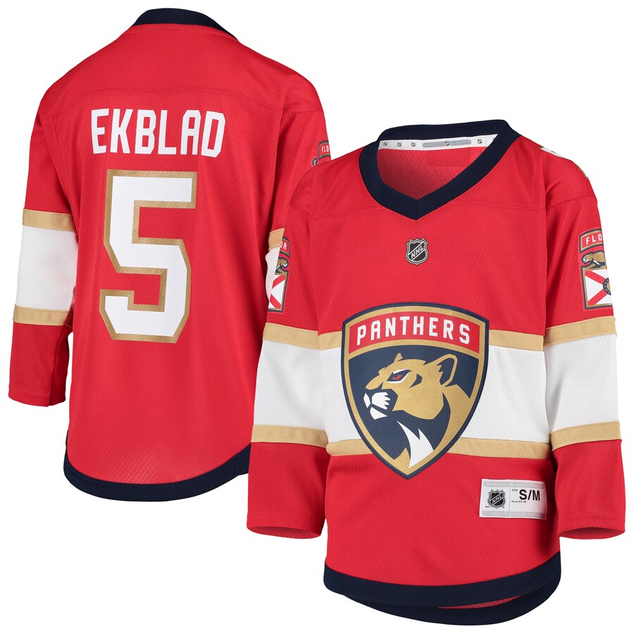 Youth Florida Panthers Aaron Ekblad Red Home Replica Player Jersey