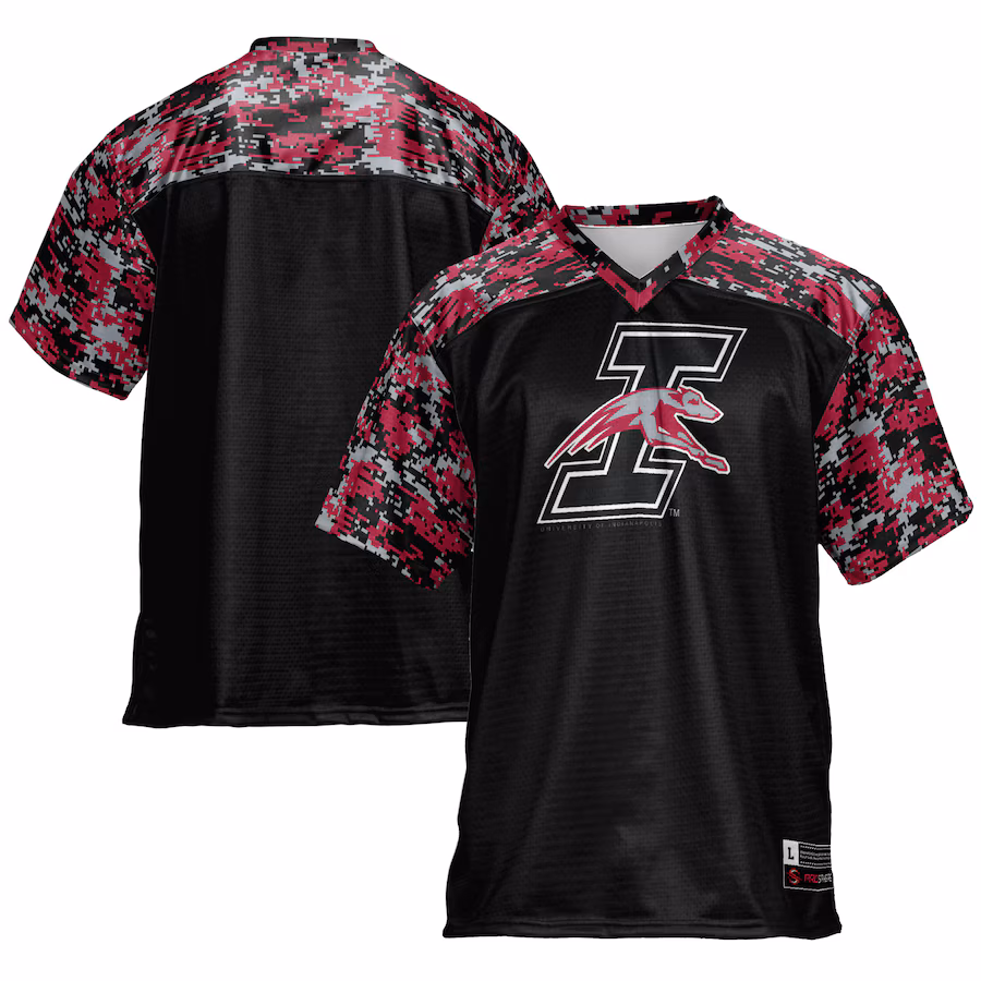 Men's GameDay Greats Black IUPUI Jaguars Football Jersey