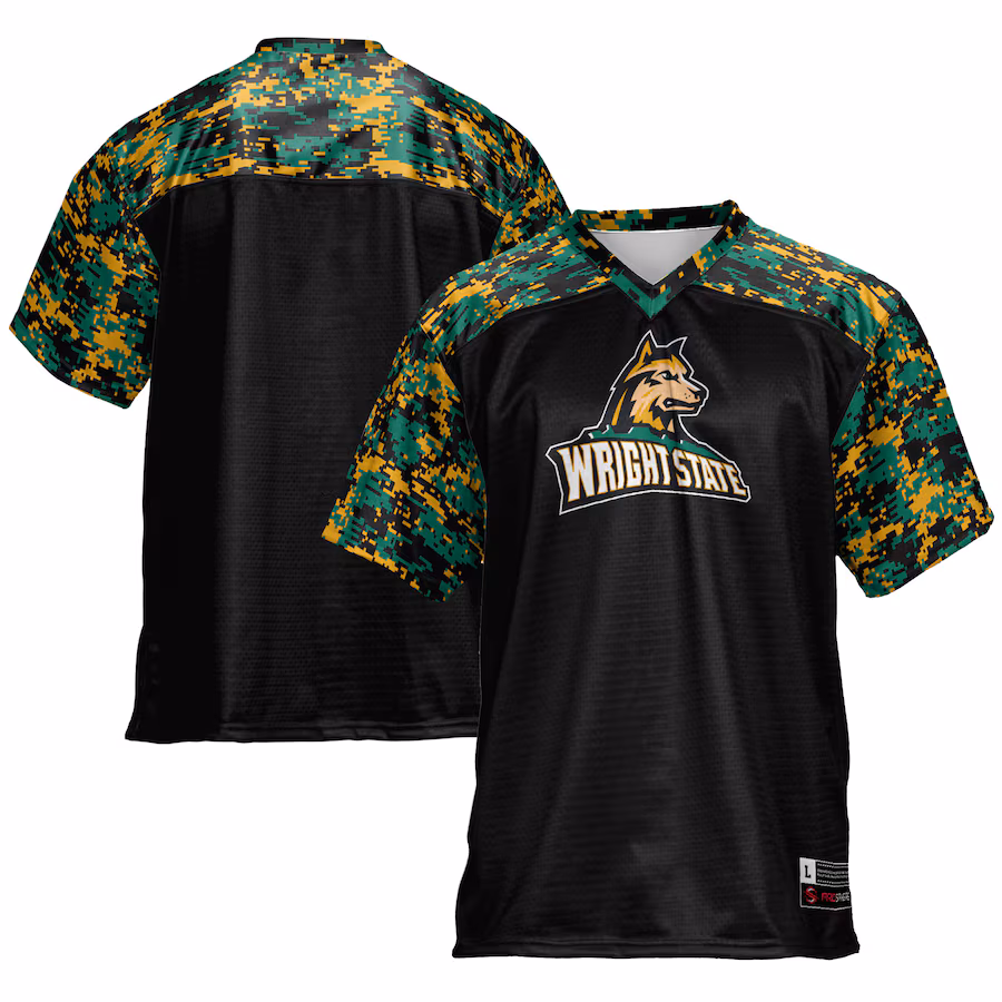 Men's GameDay Greats Black Wright State Raiders Football Jersey