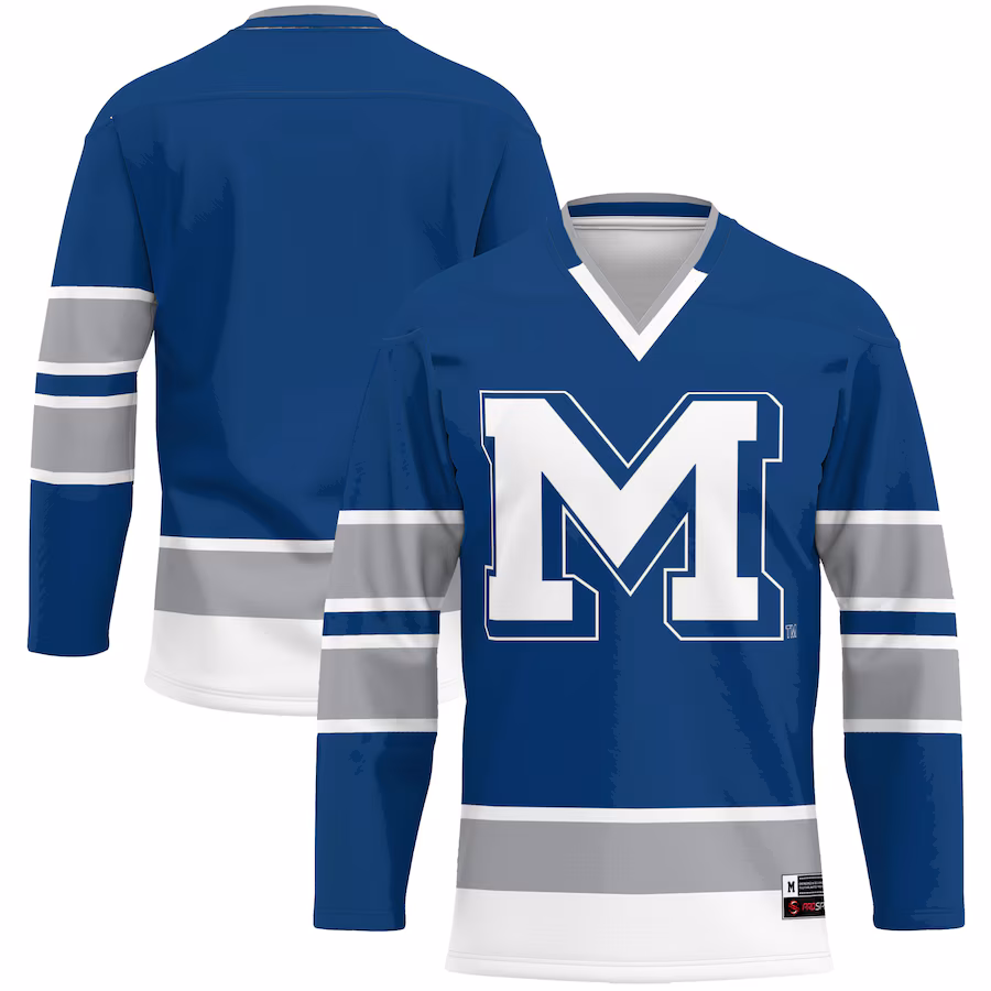 Men's GameDay Greats Blue Colorado School of Mines Orediggers Hockey Jersey