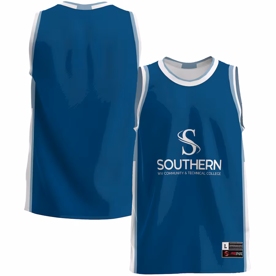Men's GameDay Greats Blue Southern West Virginia Community and Technical College Lightweight Basketball Jersey