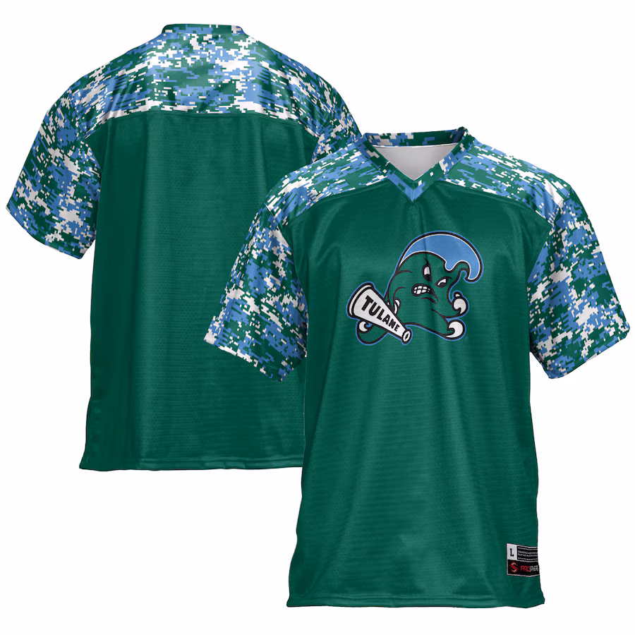 Men's GameDay Greats Green Tulane Green Wave Football Jersey
