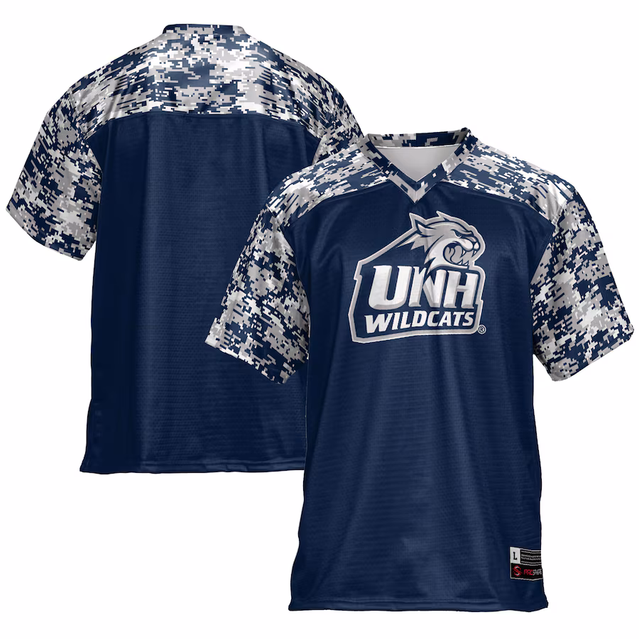 Men's GameDay Greats Navy New Hampshire Wildcats Football Jersey