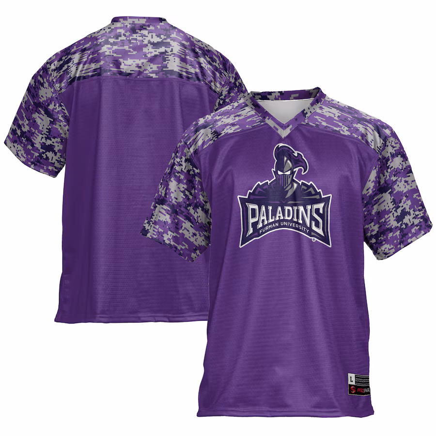Men's GameDay Greats Purple Furman Paladins Football Jersey