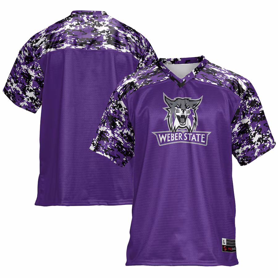 Men's GameDay Greats Purple Weber State Wildcats Football Jersey