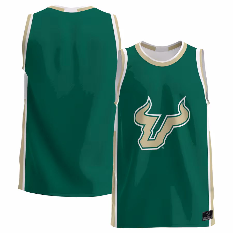 Men's ProSphere Green South Florida Bulls  Basketball Jersey