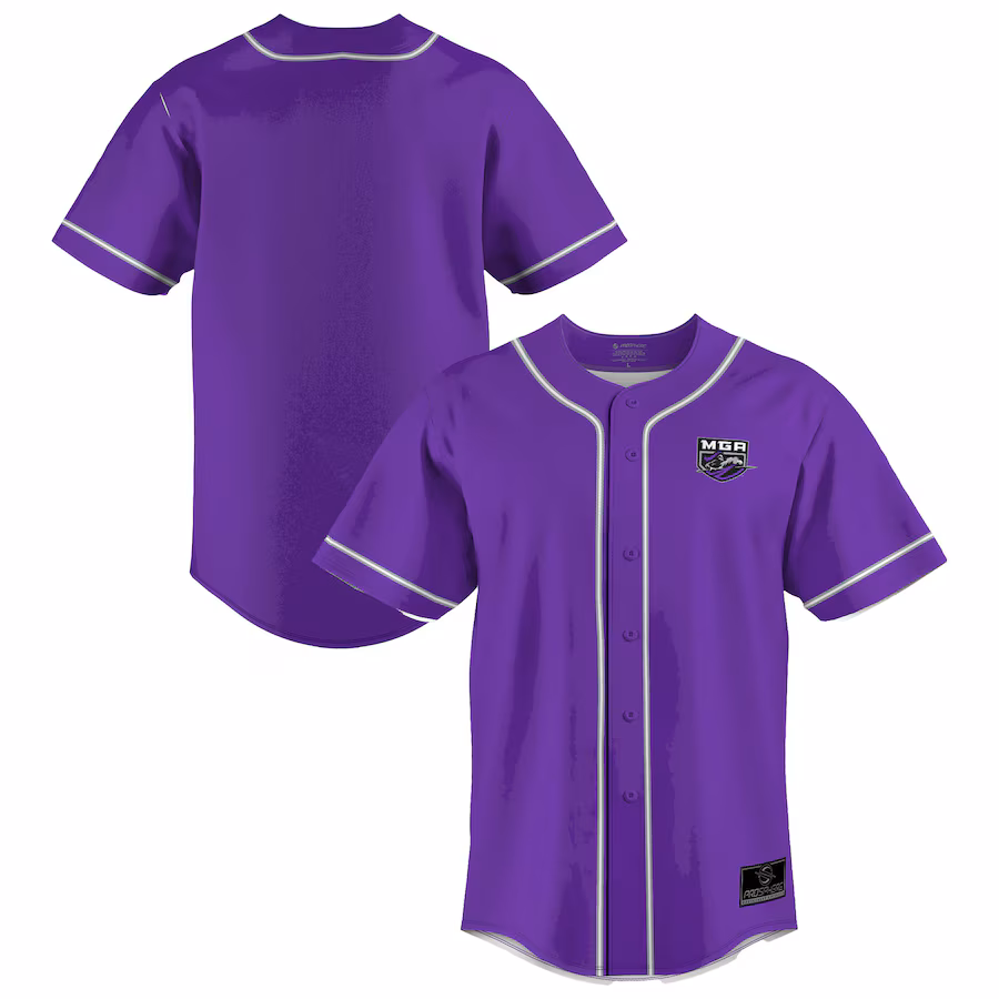 Men's ProSphere  Purple Middle Georgia State Knights Baseball Jersey