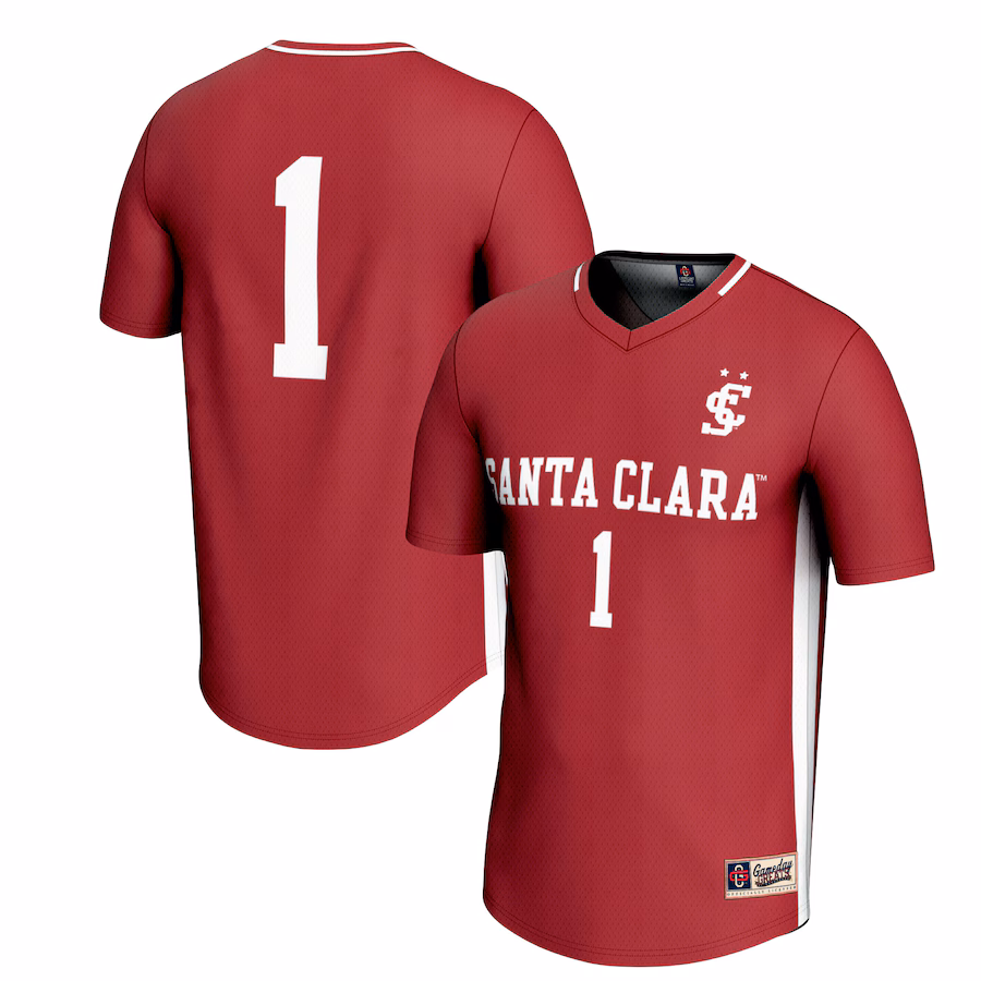 Unisex GameDay Greats #1 Maroon Santa Clara Broncos Women's Soccer Fashion Jersey