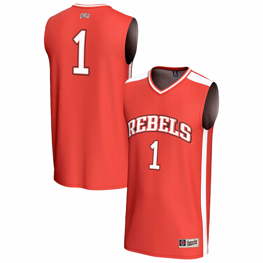 Unisex GameDay Greats #1 Scarlet UNLV Rebels Lightweight Basketball Fashion Jersey