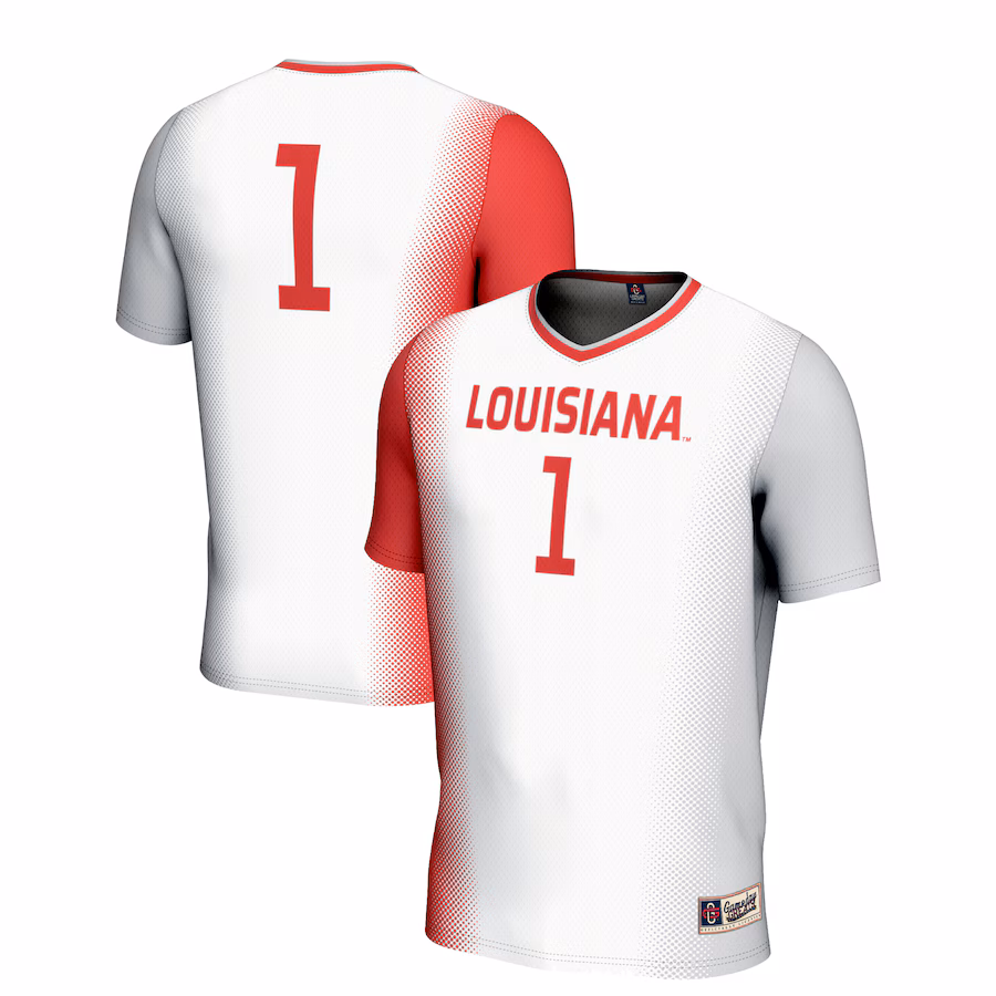Unisex GameDay Greats #1 White Louisiana Ragin' Cajuns Lightweight Soccer Jersey