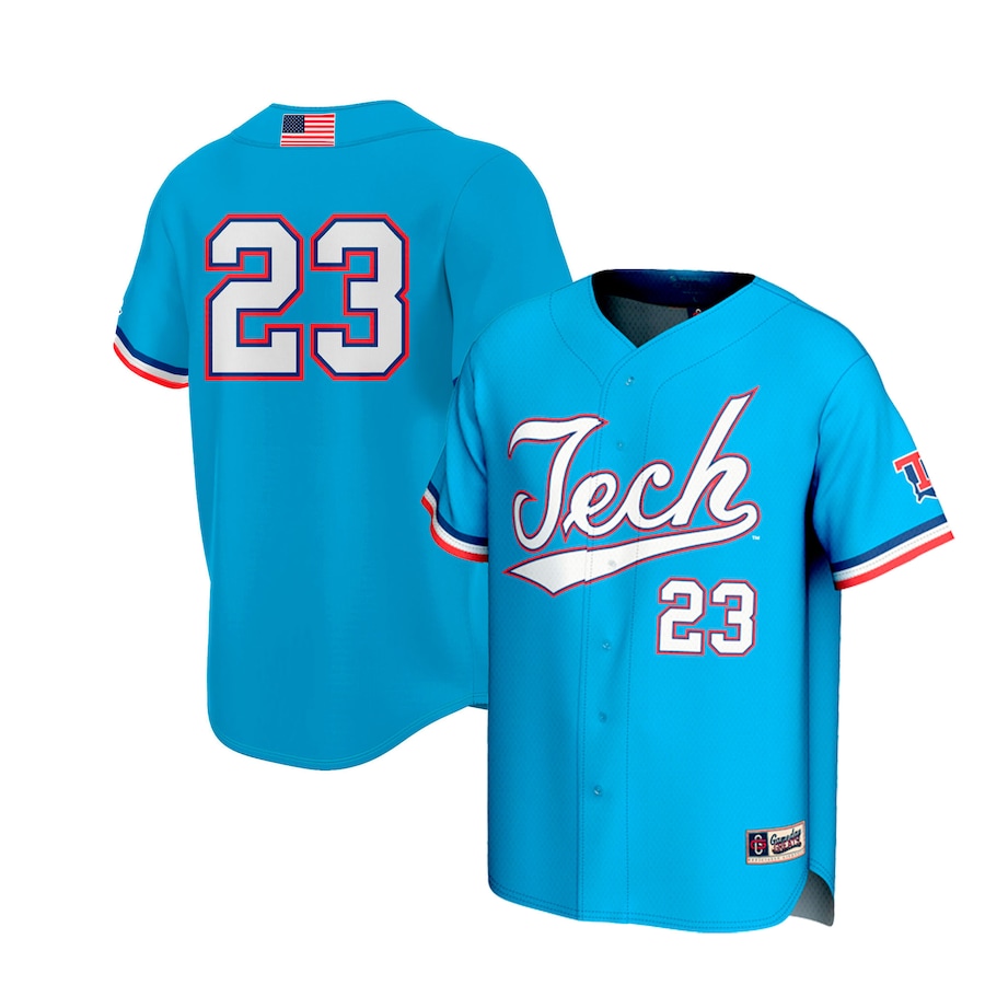 Unisex GameDay Greats #23 Royal Louisiana Tech Bulldogs Lightweight Collegiate Baseball Fashion Jersey
