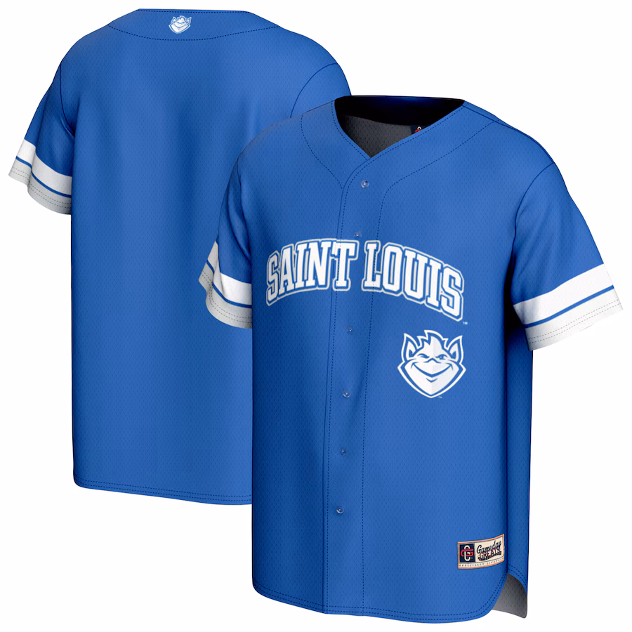 Unisex GameDay Greats Blue Saint Louis Billikens Spirit Baseball Jersey
