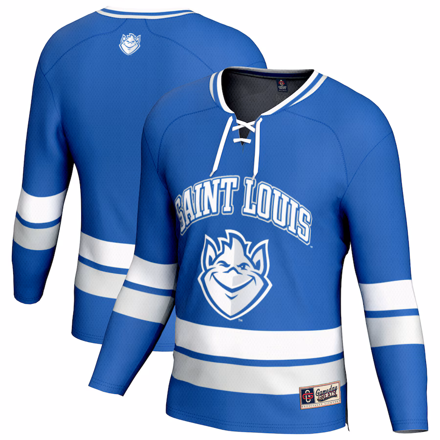 Unisex GameDay Greats Blue Saint Louis Billikens Spirit Hockey Jersey