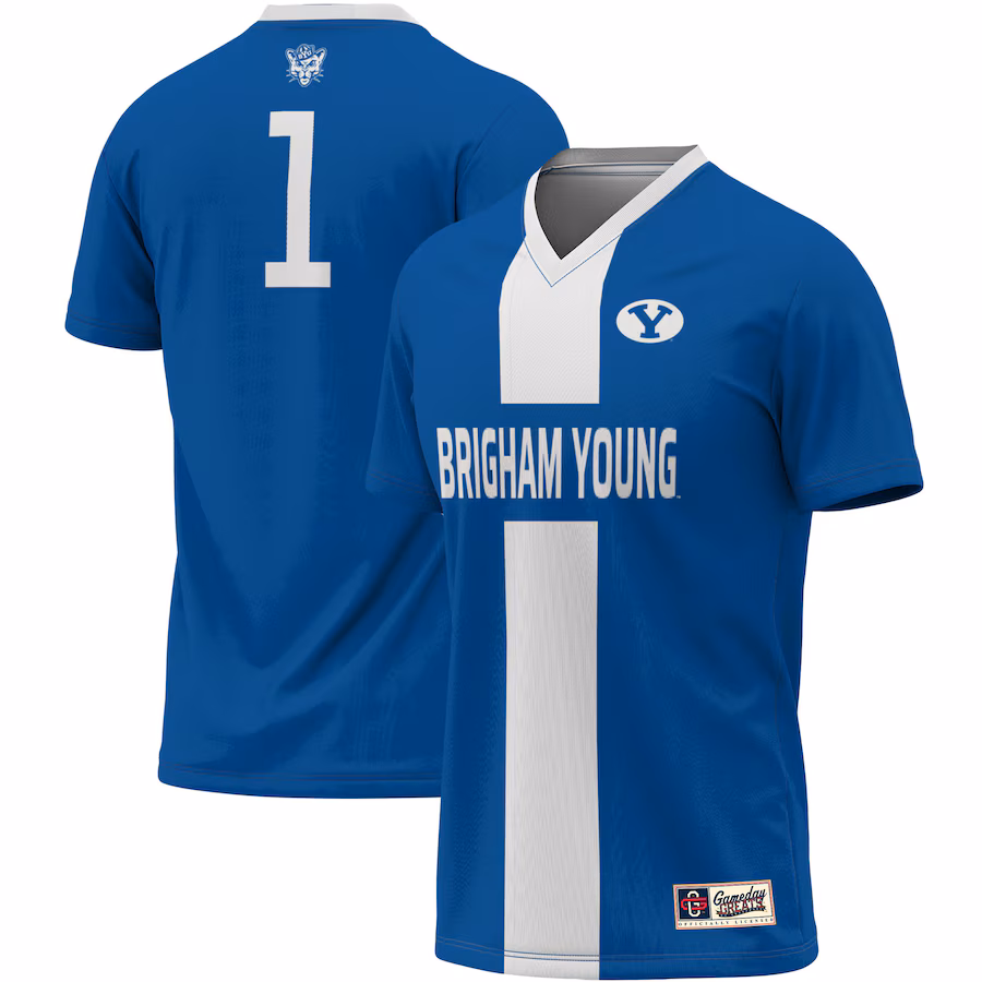 Unisex ProSphere #1 Royal BYU Cougars Lightweight Soccer Jersey
