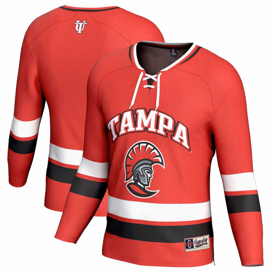 Youth GameDay Greats  Red Tampa Spartans Spirit Hockey Jersey