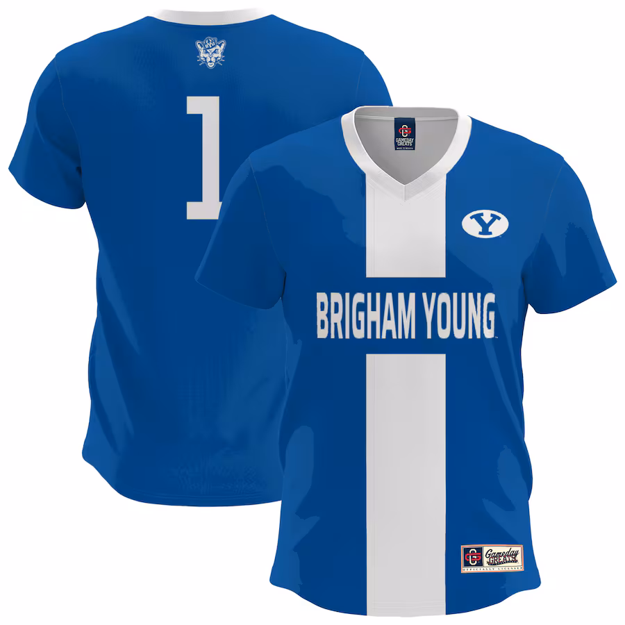 Youth GameDay Greats  Royal BYU Cougars Lightweight Soccer Fashion Jersey