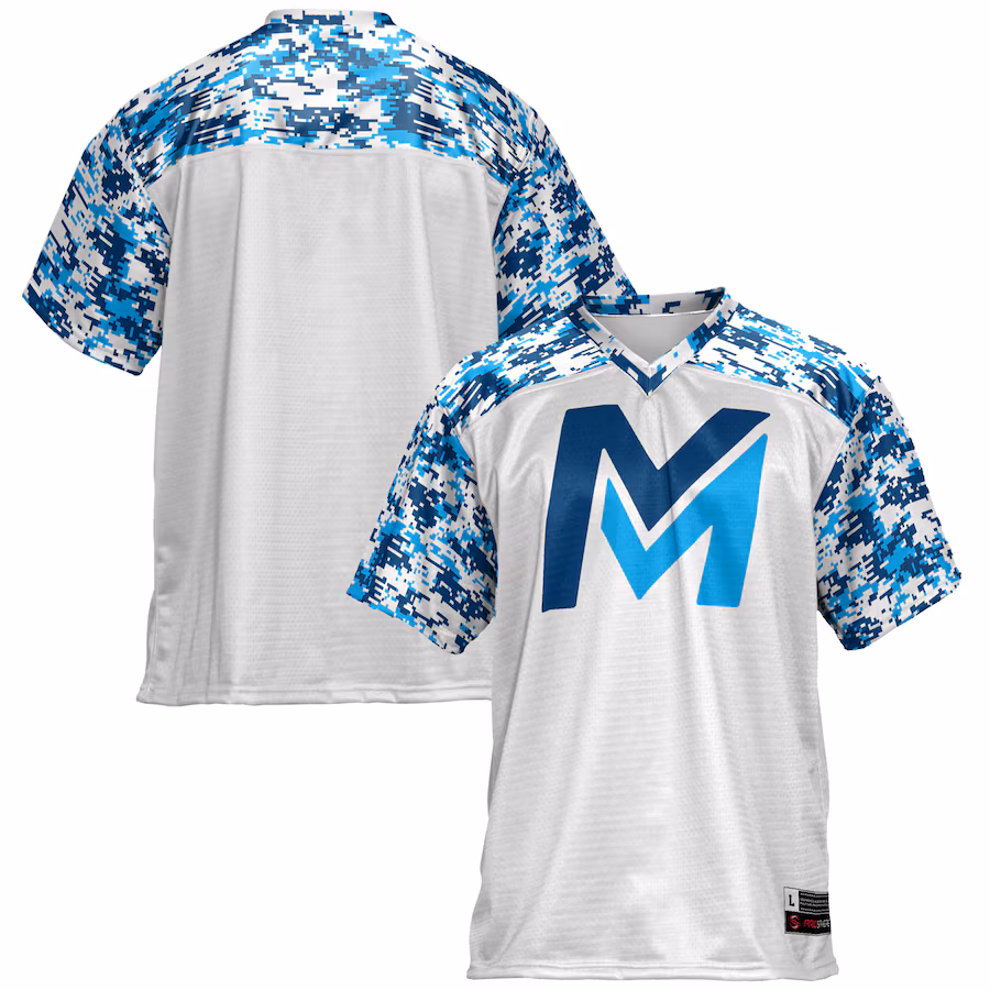 Youth GameDay Greats  White Mid Michigan College  Football Jersey