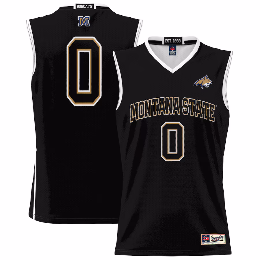 Youth GameDay Greats #0 Black Montana State Bobcats Lightweight Basketball Jersey
