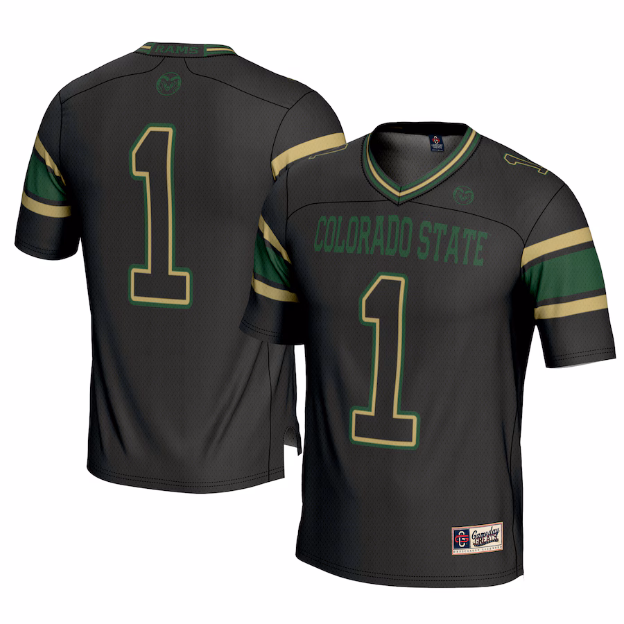 Youth GameDay Greats #1 Black Colorado State Rams Football Jersey