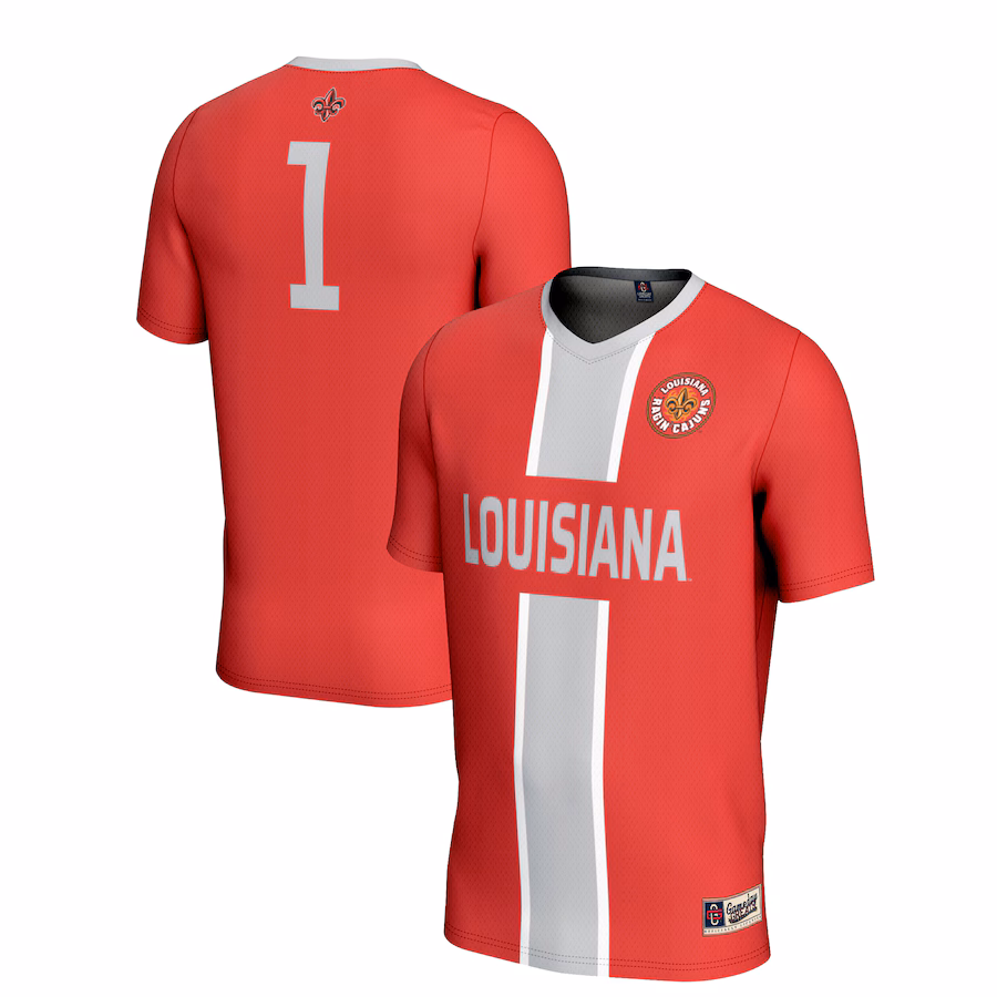 Youth GameDay Greats #1 Red Louisiana Ragin' Cajuns Lightweight Men's Soccer Jersey