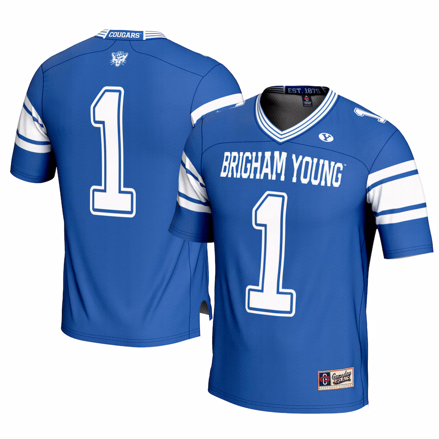 Youth GameDay Greats #1 Royal BYU Cougars Football Jersey
