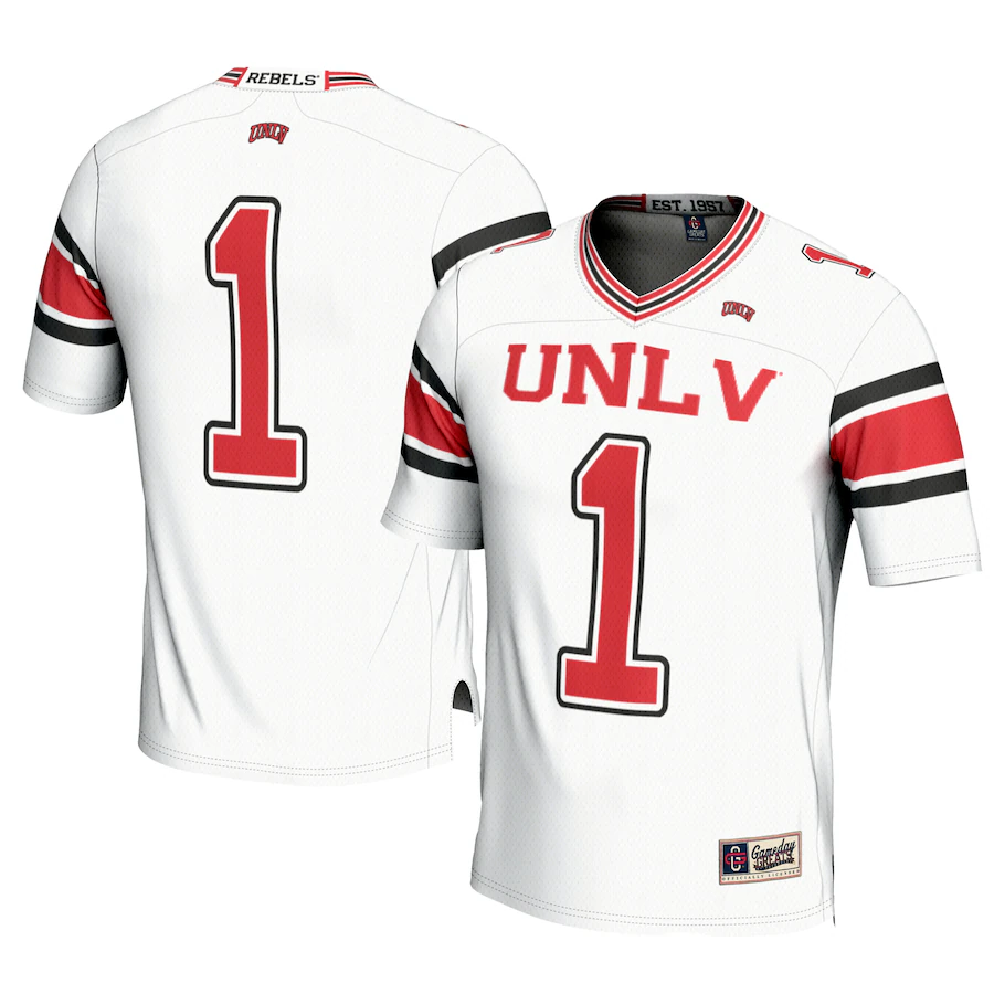Youth GameDay Greats #1 White UNLV Rebels Football Jersey