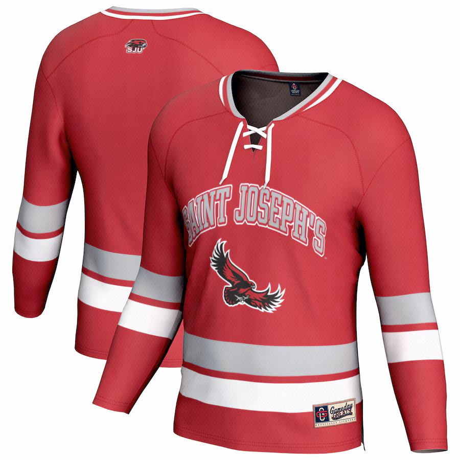 Youth GameDay Greats Crimson Saint Joseph's Hawks Spirit Hockey Jersey