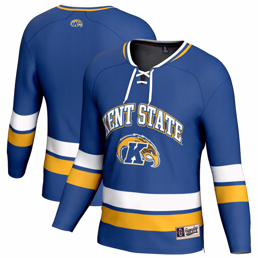 Youth GameDay Greats Navy Kent State Golden Flashes Spirit Hockey Jersey