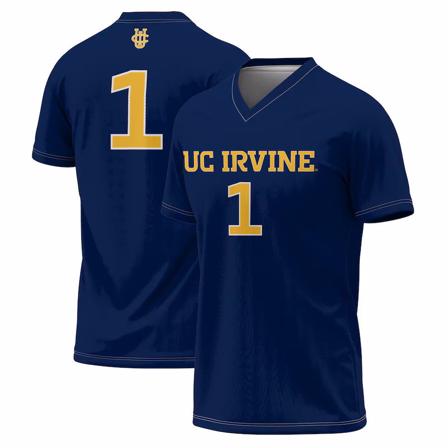 Youth GameDay Greats Navy UC Irvine Anteaters Lightweight Soccer Fashion Jersey