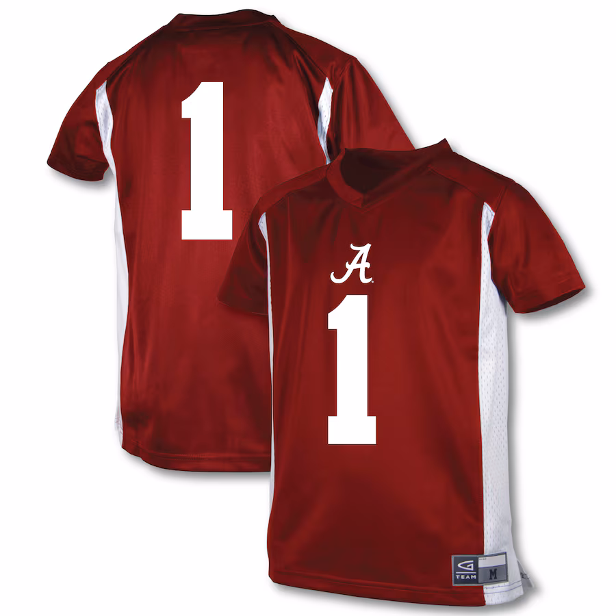Youth Garb #1 Crimson Alabama Crimson Tide Football Jersey
