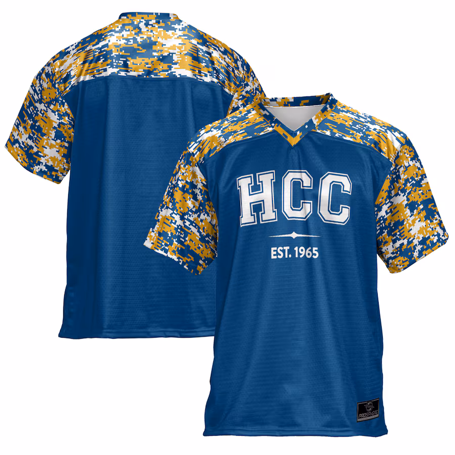 Youth ProSphere  Blue Hopkinsville Community College Camo Football Jersey