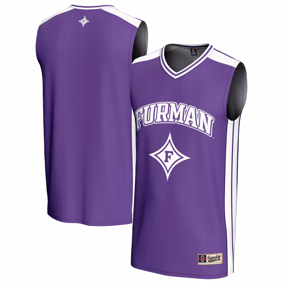 Youth GameDay Greats  Purple Furman Paladins Basketball Jersey
