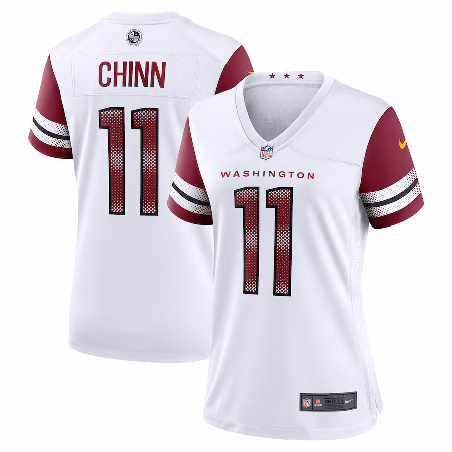 Women's Washington Commanders Jeremy Chinn Nike White Game Jersey