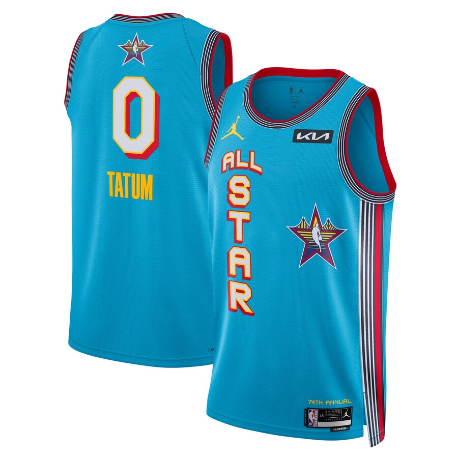 Unisex Jayson Tatum Nike Light Blue 2025 NBA All-Star Game Swingman Player Jersey