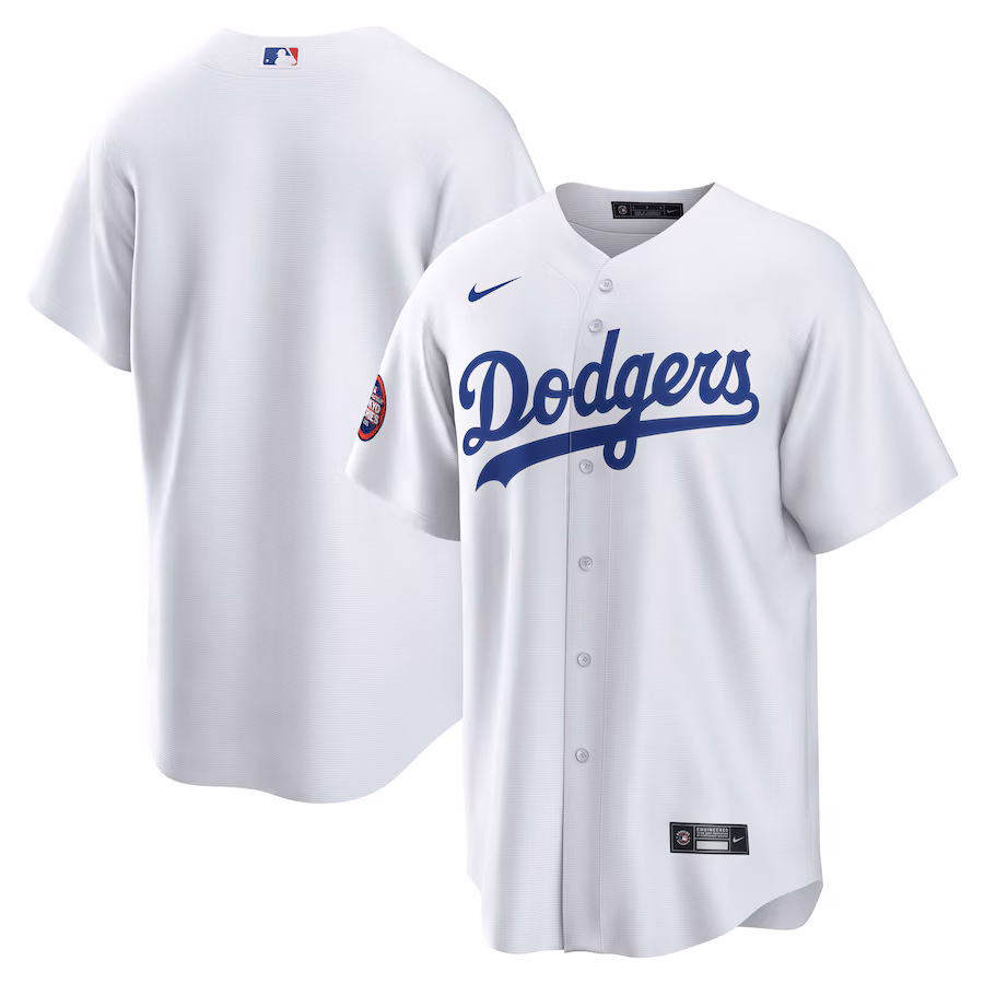 Men's Los Angeles Dodgers Nike White 2025 MLB World Tour: Tokyo Series Home Replica Jersey