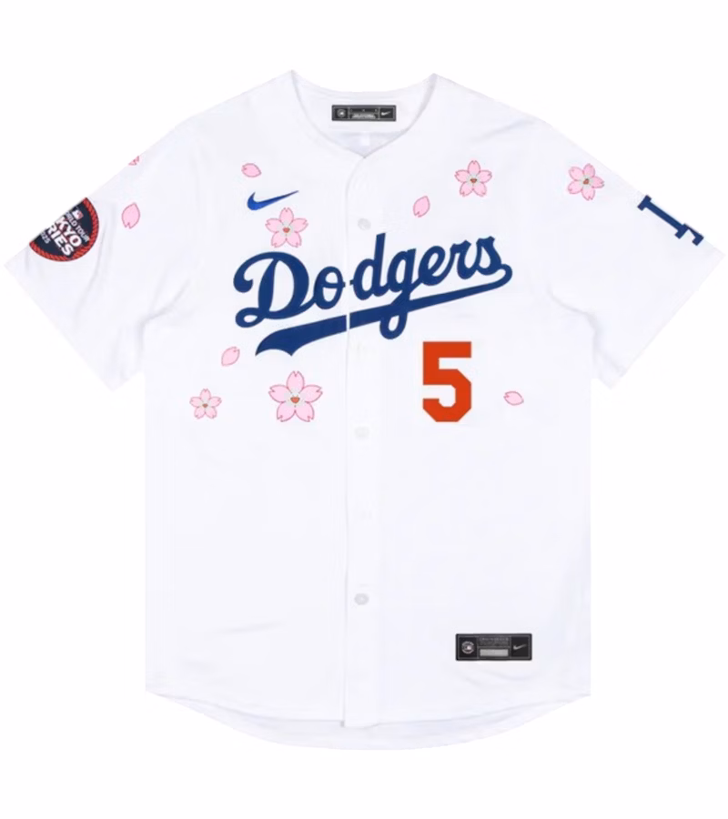 Nike x Takashi Murakami x MLB World Tour Tokyo Series 2025 Dodgers Freeman Jersey