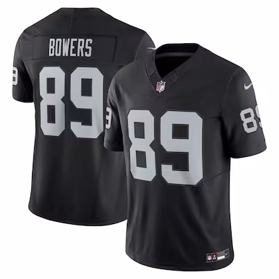 Men's Las Vegas Raiders Brock Bowers Nike Black Team Vapor F.U.S.E. Limited Jersey