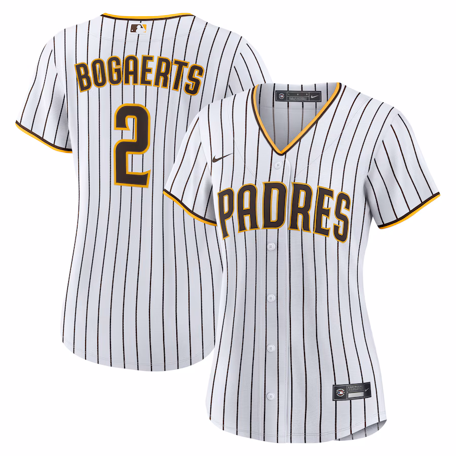 Women's San Diego Padres Xander Bogaerts Nike White Home Replica Jersey