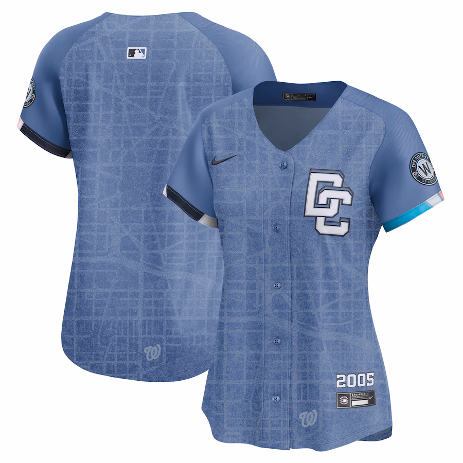 Women's Washington Nationals Nike Blue 2025 City Connect Limited Jersey