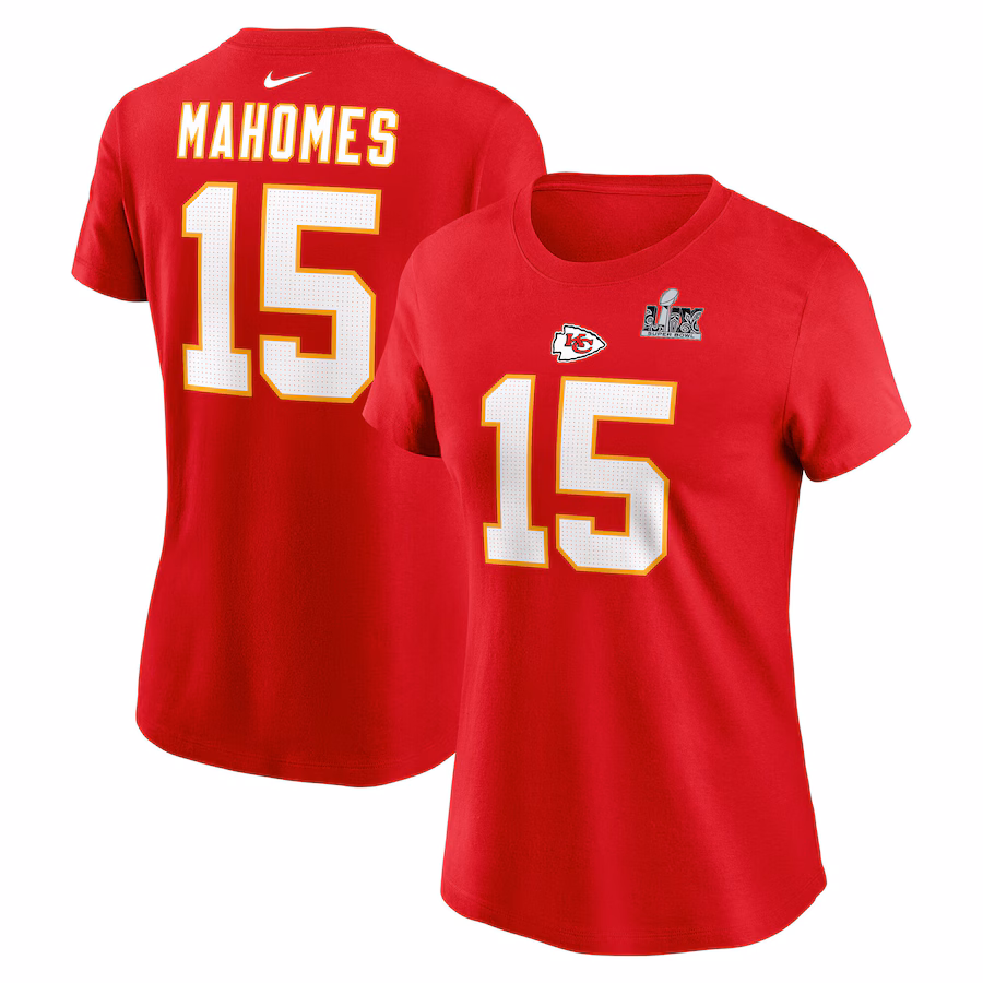 Men's Kansas City Chiefs Fanatics Red 2023 AFC Champions Right Side Draw T-Shirt