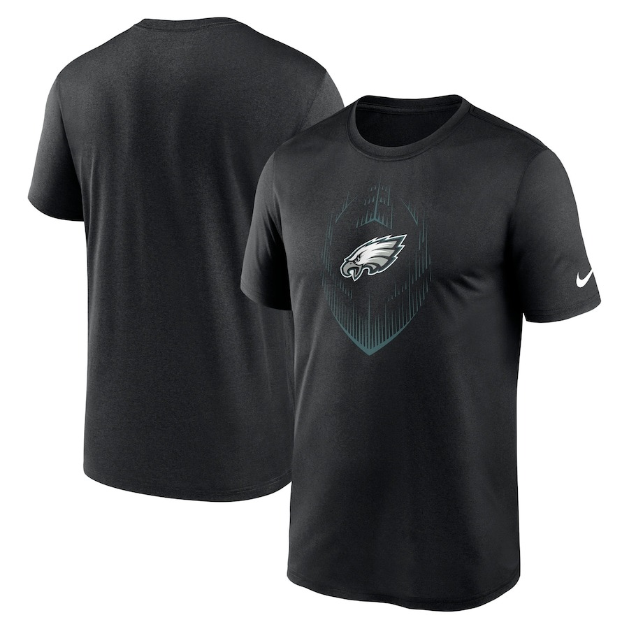 Men's Philadelphia Eagles Nike Black Primetime Legend Icon Performance T-Shirt