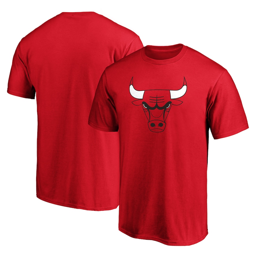 Men's Chicago Bulls Red Logo T-Shirt