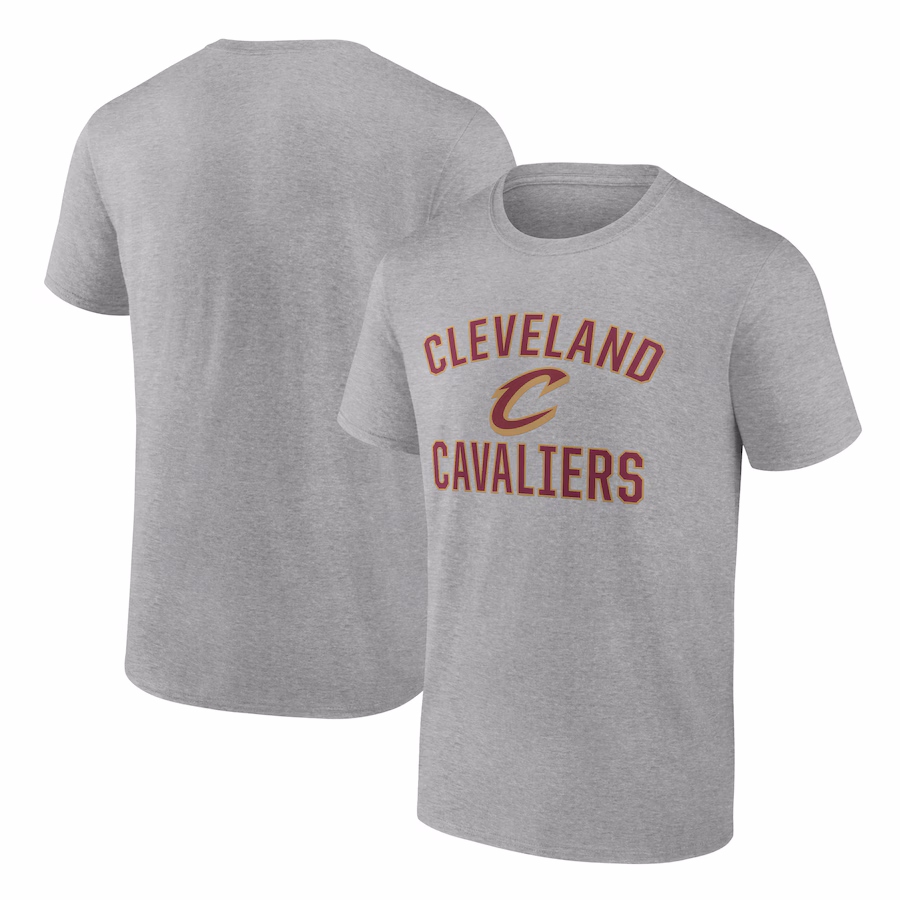 Men's Cleveland Cavaliers Heathered Gray Victory Arch T-Shirt