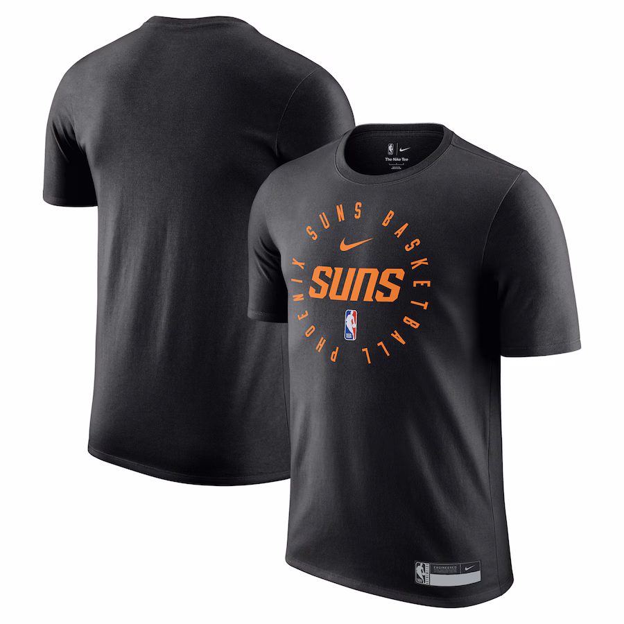 Men's Phoenix Suns Nike Black 2024/25 Legend On-Court Practice Performance T-Shirt