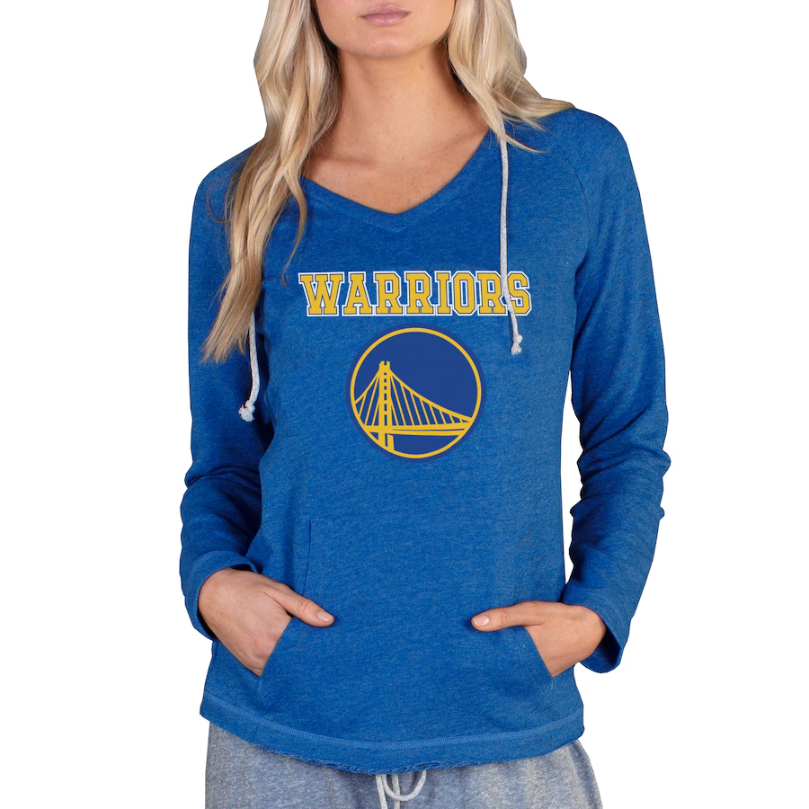Women's Golden State Warriors Concepts Sport Royal Mainstream Terry Hooded Top