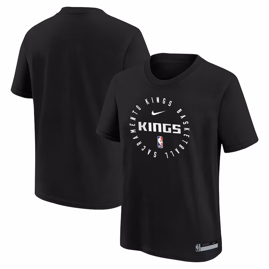 Youth Sacramento Kings Nike Black Practice Legend T-Shirt