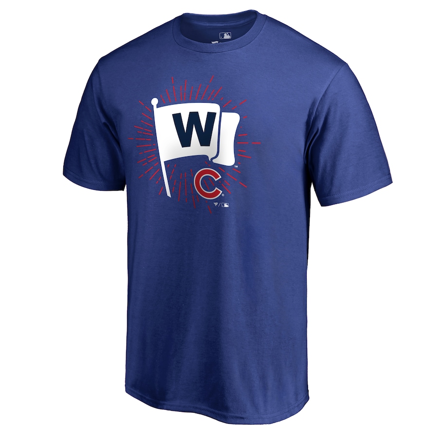 Men's Chicago Cubs Royal Hometown Collection Cubs Win T-Shirt