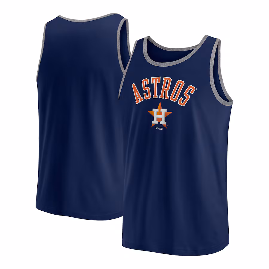 Men's Houston Astros Fanatics Navy Bet Tank Top