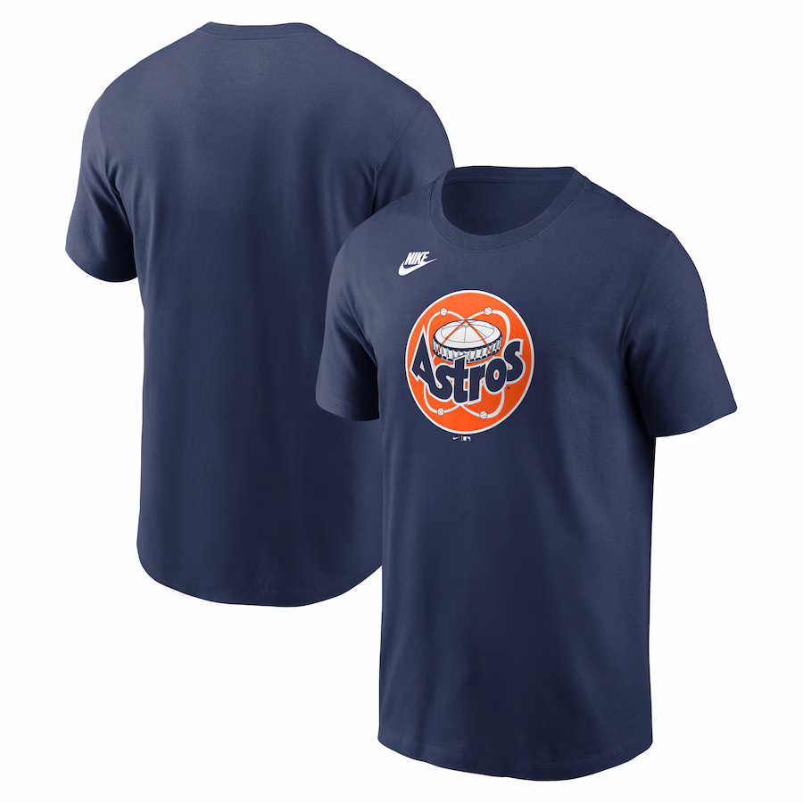 Men's Houston Astros Nike Navy Cooperstown Collection Team Logo T-Shirt